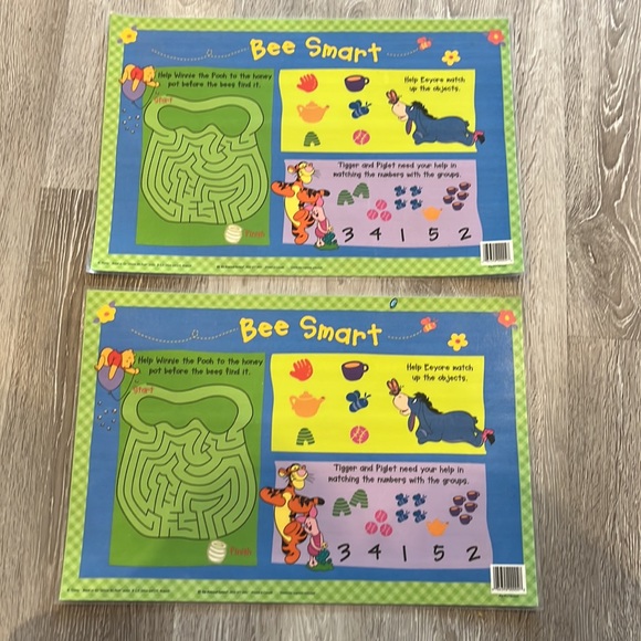 Vintage Winnie the Pooh Placemats - Picture 2 of 2